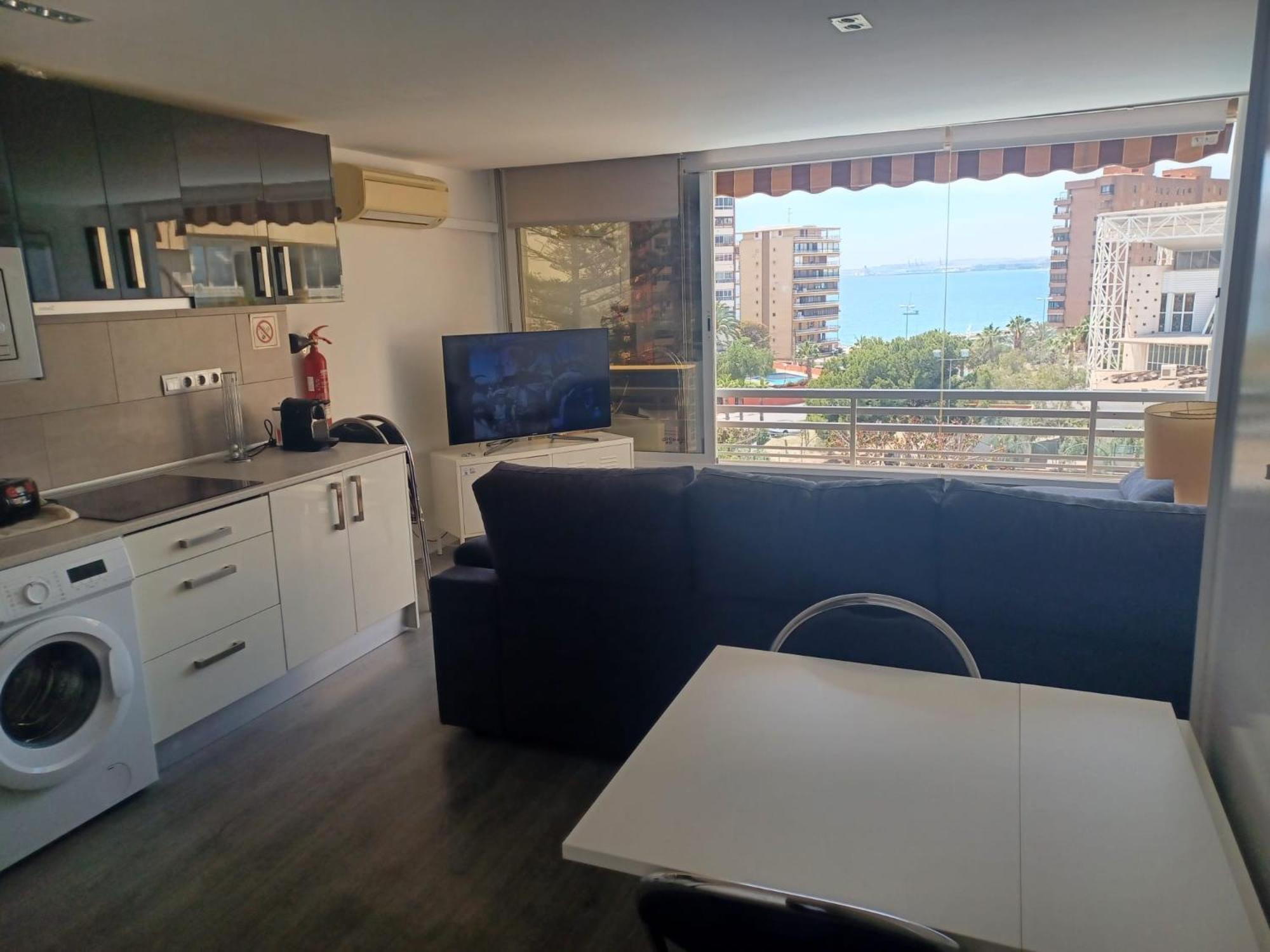 Apartamento-Estudio Vistas Al Mar Alicante Bagian luar foto